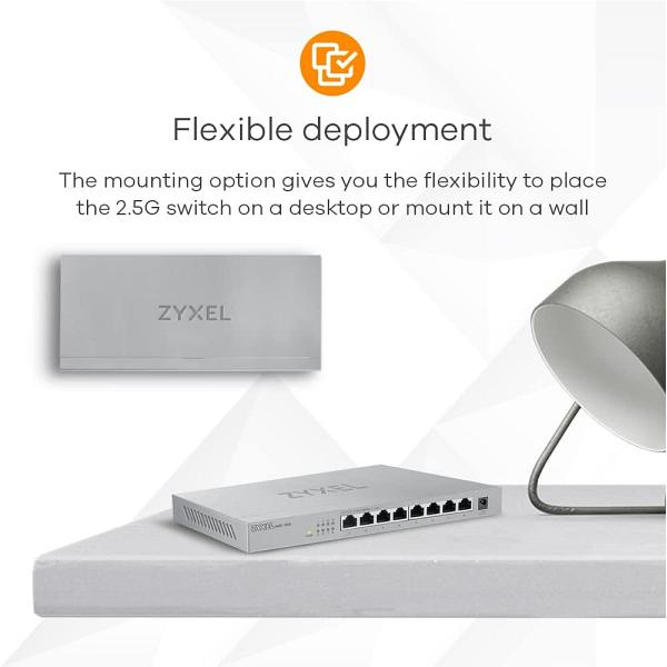 Zyxel 8-Port 2.5GbE Unmanaged Switch 5